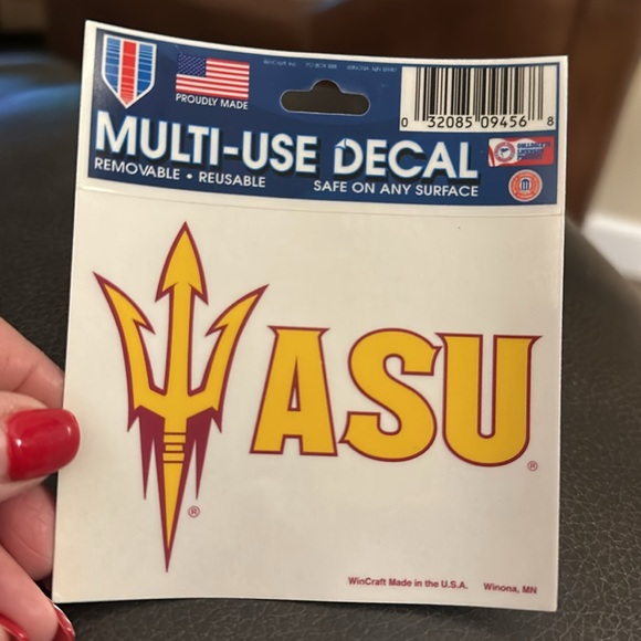NWOT ASU & Sparky Multi Use Decals - Picture 2 of 8